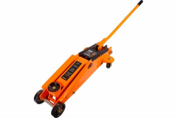 Домкрат 3 т гидравлический подкатной ДМК-3 135-435 мм быстрый подъём ВИХРЬ