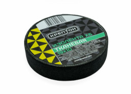 Изолента ХБ 19мм/10м черная КРЕПТОН