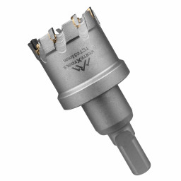 Коронка по металлу твердосплавная с центрирующим сверлом VERTEXTOOLS 35мм