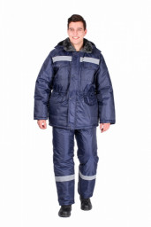 Костюм зимний МАСТЕР с СОП оксфорд, темно-синий