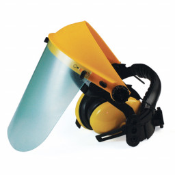 Маска защитная (плекс) c наушниками Unisaw Professional Quality