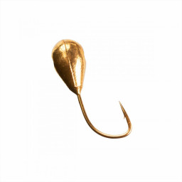 Мормышка вольф Капля с отв.2мм 0,18гр Go Helios