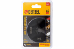 Насадка для МФИ DENZEL отрезная полукруг HSS по металлу и дереву 80 х 1,2 мм