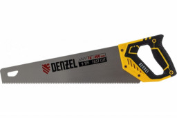 Ножовка по дереву 400 мм 9 TPI зуб 3D двухкомпонентная рукоятка Denzel