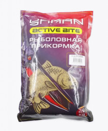 Прикормка Yaman Active Bite Сазан (кукуруза), цв. жёлтый, 900 г