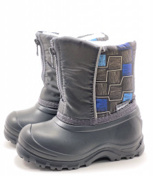 Сапоги зимние детские Nordman Joy Куб васильковый принт/темно-серый