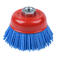 Щетка 100 мм М14 "чашка" нейлоновая YIDA