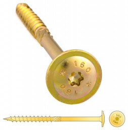 Шуруп 8*240 самонарезающий д/дерева, прессшайба