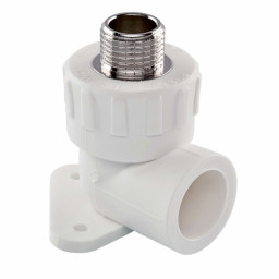 Угольник комбинированный с креплением пп TEBO HР 20х1/2"