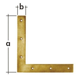 Уголок оконный NA3 250*30*3 мм