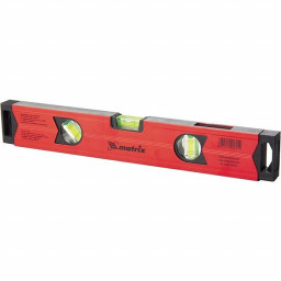 Уровень 1200 мм. алюминиевый 2 глазка + 1 зеркальный, фрезерованный усиленный, магнит "MATRIX"