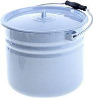 Ведро эмалированное 9л С-1221Ц цилиндр. с крышкой 1/4